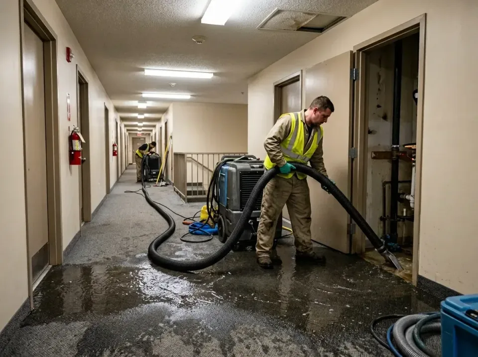 multi-unit-apartment-hallway-f-005 — frequently asked questions, Emergency Burst Pipe Water Extraction & Removal in McCook,…